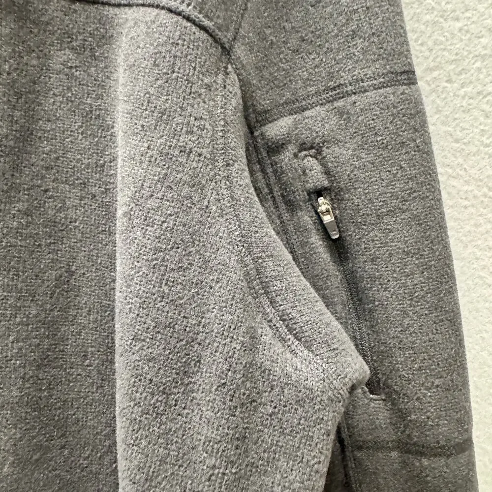 The North Face Jacket Mens‎ XL Gray 1/4 Zip Fleece Pullover Gorpcore Heavyweight